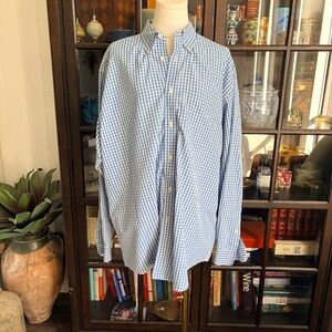 Brooks Brothers  Madison Non Iron Button Down Plaid Shirr XL